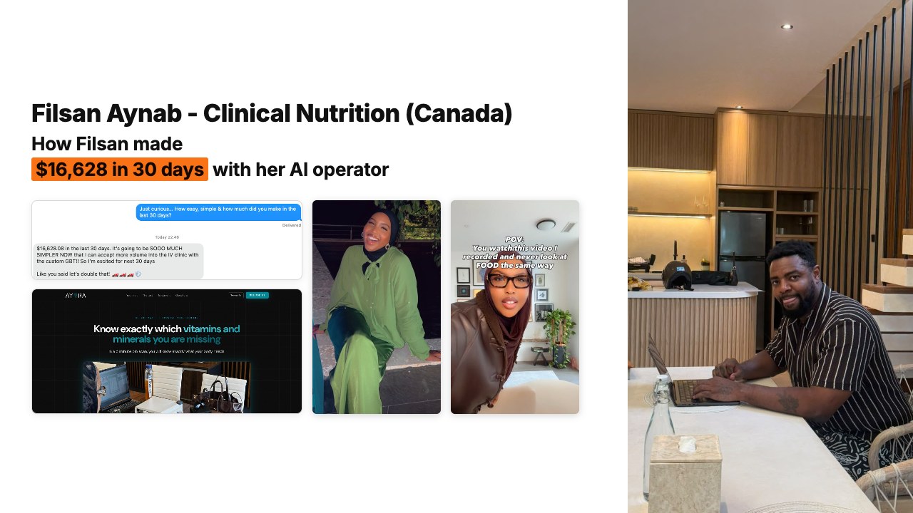 Filsan Aynab: An AI Operator Running Her Practice 24 Hours A Day