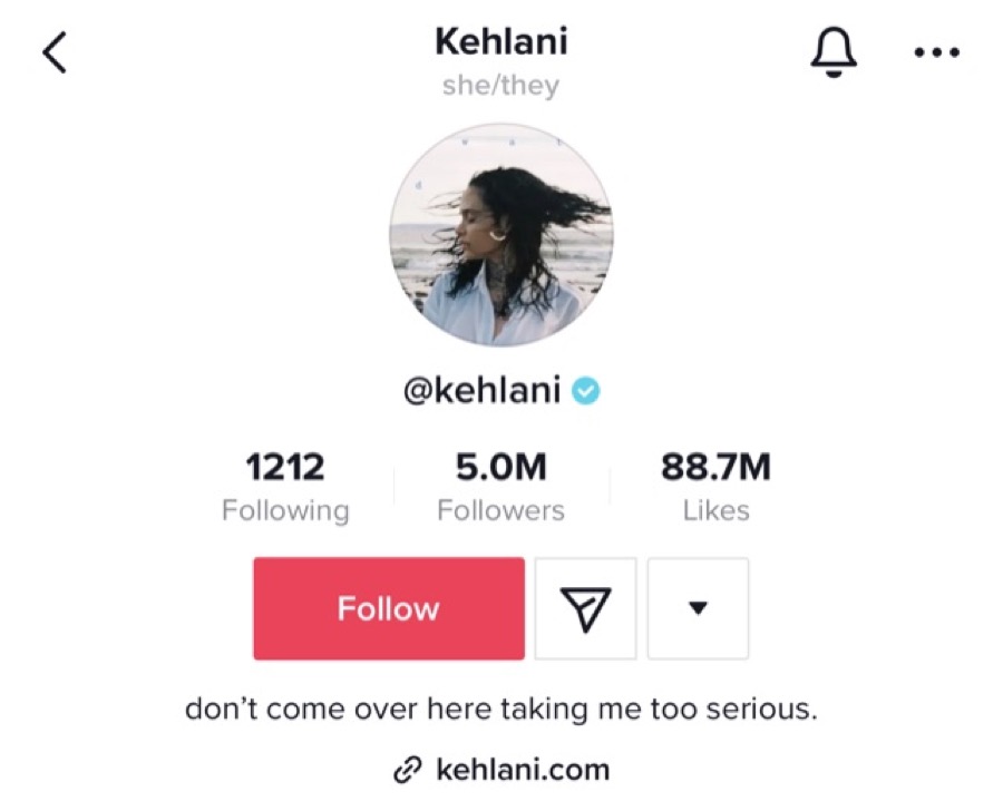 Kehlani: 5.0M Followers, from 1.5M in four months